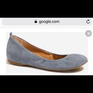 Jcrew Factory grey suede flats